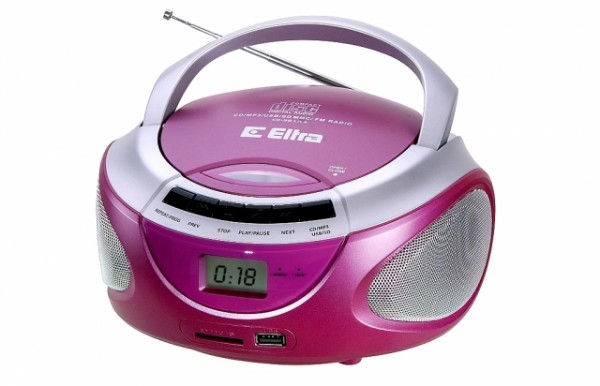 Eltra Lila CD98 radioafspiller med CD
