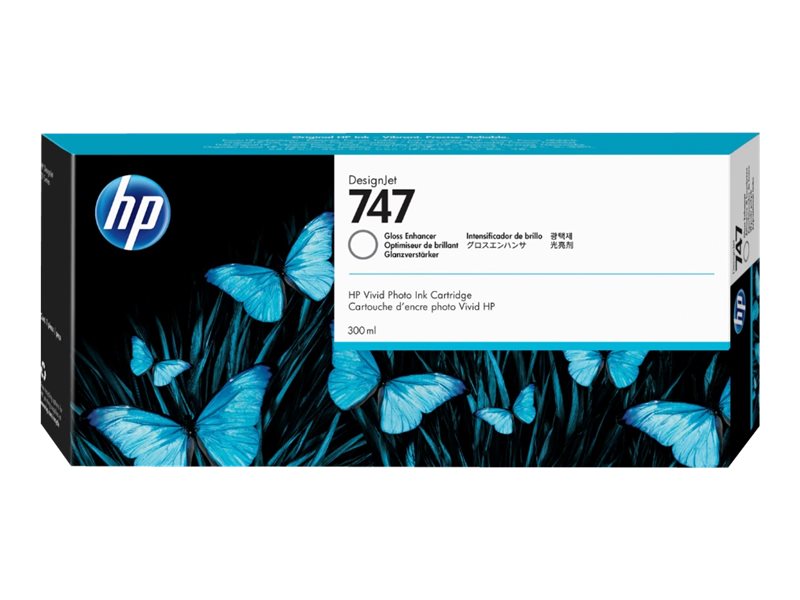 Hp 747 Gloss Enhancer Designjet Tintenpatrone, 300 Ml, Hp Designjet Z9 Druckerserie, Thermal Inkjet, Glanzverstärker, P2v87a, Business, Singapur