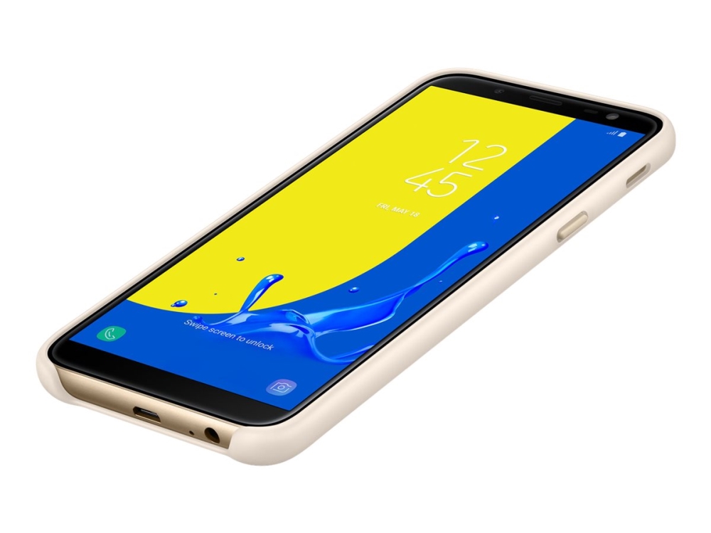 Samsung Dual Layer Cover Ef-Pj600 - Beskyttelsescover Til Mobiltelefon - Guld - For Galaxy J6