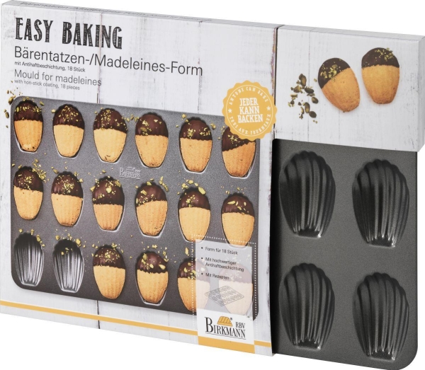 Birkmann Easy Baking, Bjørnepoter/Chokoladelinjebakke Til 18 Stykker