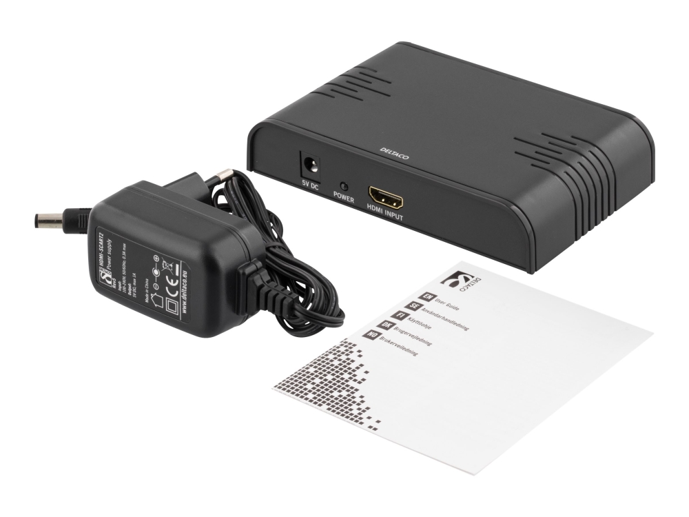 Deltaco Hdmi-Scart2 - Videoübertrager - Hdmi - Scart - Sortiert