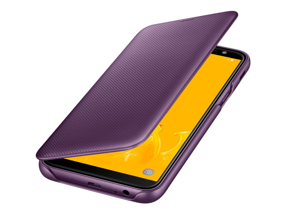 Samsung Wallet Cover Ef-Wj600 - Flipomslag Til Mobiltelefon - Violet - For Galaxy J6
