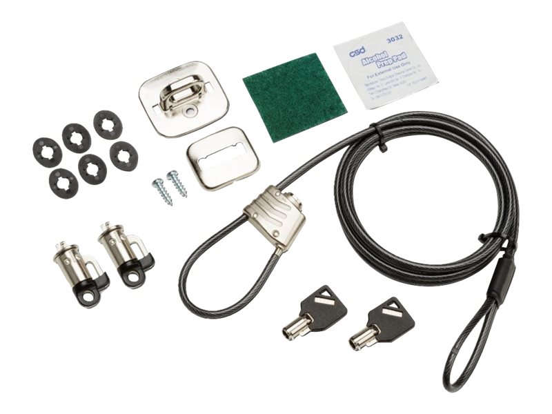 Hp Sicherheitsschloss-Kit V3 Für Business-Pcs, Schlüssel, Schwarz