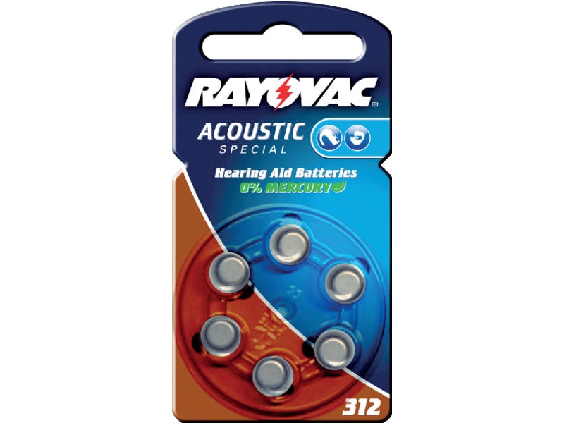 Varta 04607945416, Single-use battery, PR41, Zink-luft, 1,4 V, 6 stykker, Rustfritt stål