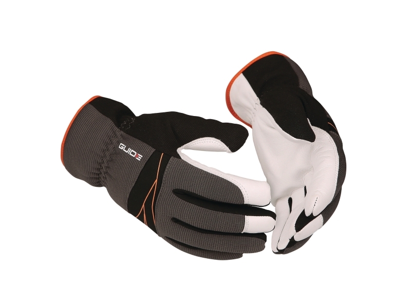 Arbejdshandske Skydda Guide 5146W - str. 9 grå/hvid