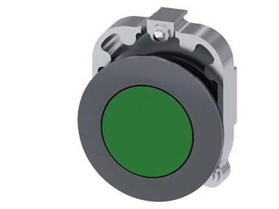 Siemens Drucktaster, Gruen, 73 G, 90 Mm, 40 Mm, 40 Mm