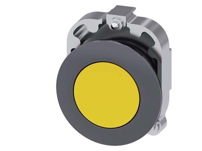 Siemens Drucktaster, Gelb, 66 G, 101 Mm, 73 Mm, 40 Mm