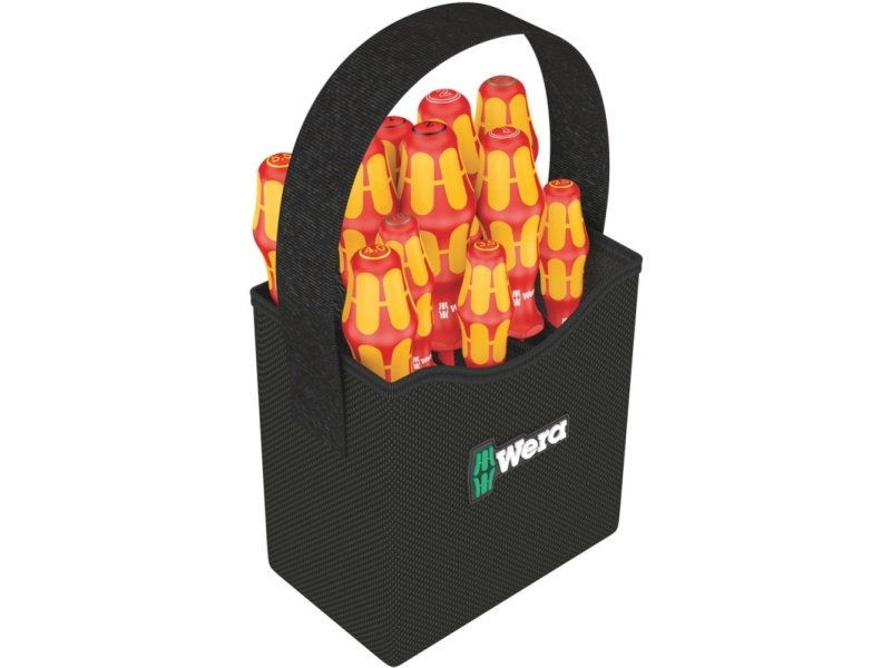 Wera Tools Kraftform 2Go 100, 11-Teilig, Phillips, Kreuzschlitzschraubendreher, Torx, Ph 1,Ph 2, Pz 1,Pz 2, T10,T15,T20, 50 X 120 Mm