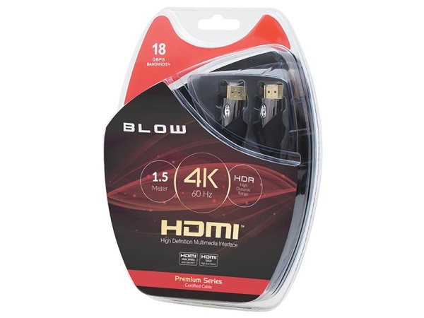 Blow Hdmi - Hdmi-Kabel 1,5 M Sort (5900804050087)