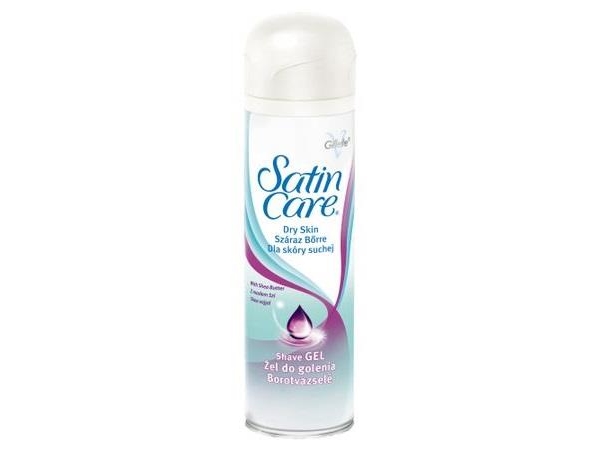 Gillette Satin Care Shaving Gel With Shea Butter For Dry Skin 200 Ml