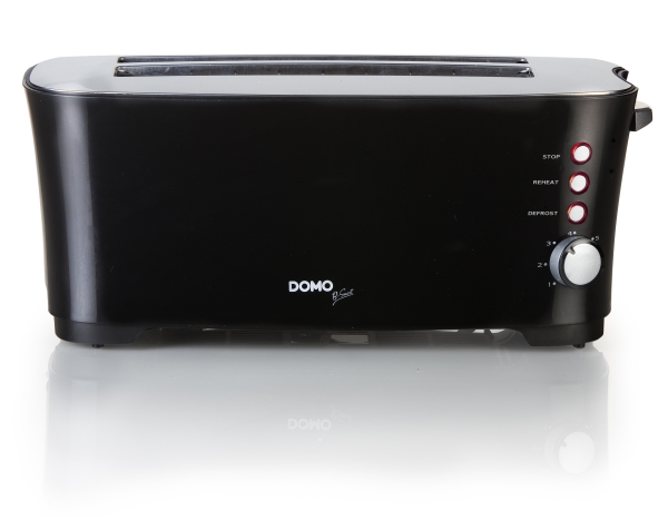 Domo Do961t, 4 Skive , Sort, Plast, 1350 W, 447 Mm, 225 Mm