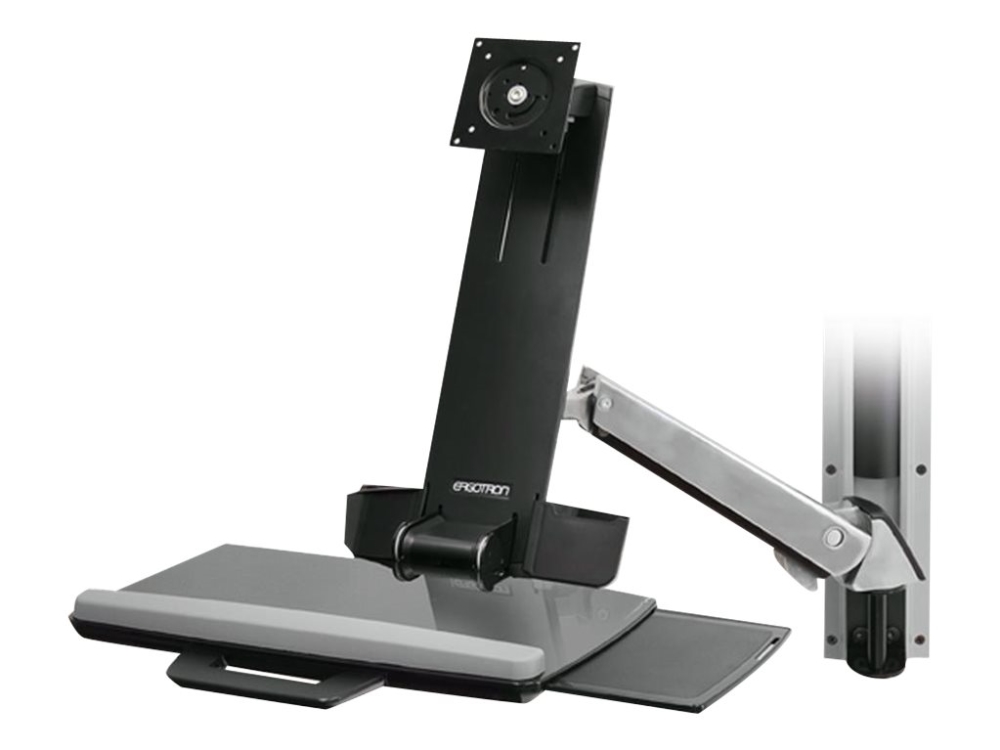 Ergotron Styleview Sit-Stand Combo Arm, Schrauben, 13,2 Kg, 48,3 Cm (19"), 61 Cm (24"), 100 X 100 Mm, Aluminium
