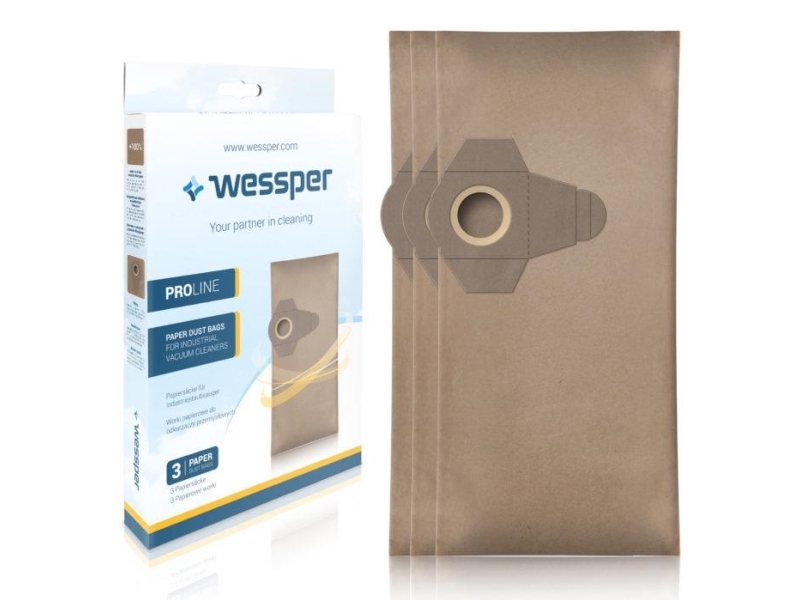 Wessper Box Støvsugerposer Til Karcher Mv3 Wd3 200 6.959-130.0 Wd 3.200 - Papir 5 Stk