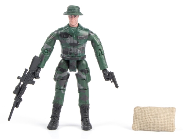 World Peacekeepers 1:18 Militær Actionfigur Singepack 2D