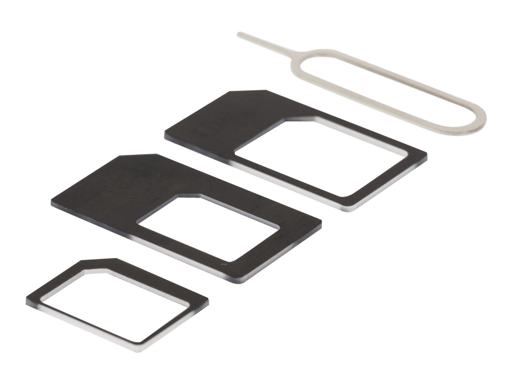 DELTACO SIM-109 - SIM-kortadaptersats | Tele & GPS - Mobil tillbehör - Övriga tillbehör | GameStuff