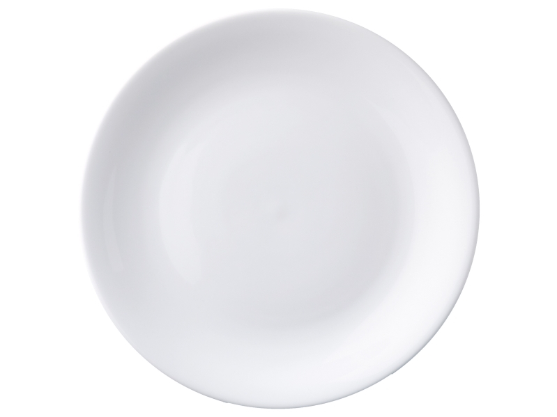 Tallerken Coupe Superwhite Ø26 cm Porcelæn Hvid,6 stk/krt