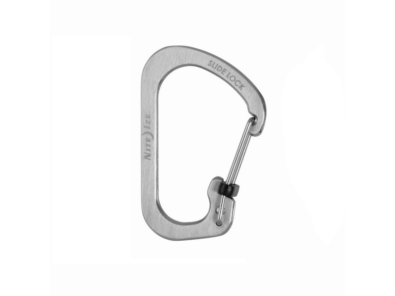 Nite Ize Karabiner SlideLock # 3 stainless steel gray (CSL3-11-R6)