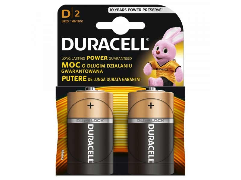 Batterie - Duracell Lr20 D Mn1300 1,5V Alkaline-Batterien 2 Pak.