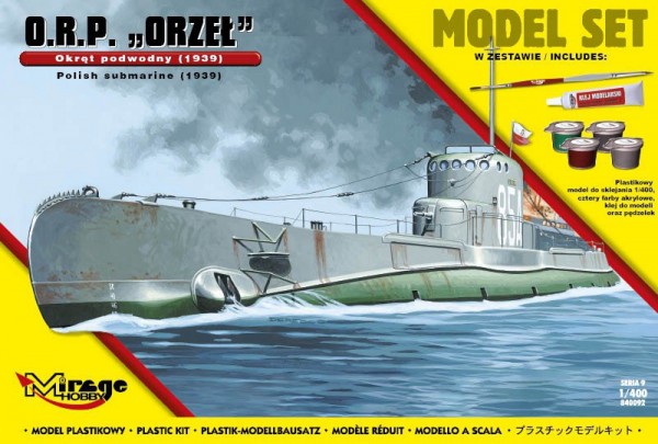 Mirage ORP Orzel [Polski Okret Podwodny 1939] | Hobby - Modellbygge - Övriga | GameStuff