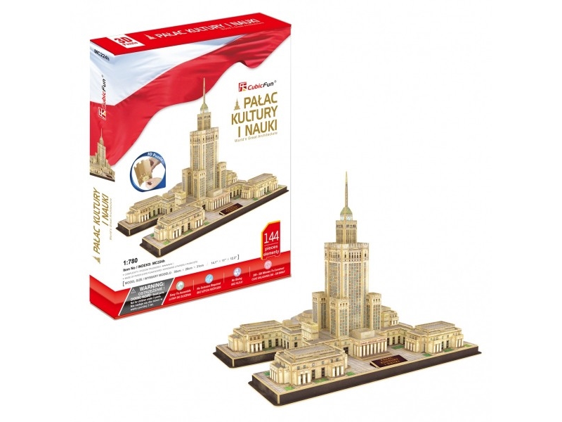 Cubicfun 3D Puzzle Palast Der Kultur Und Wissenschaft, 144 Teile