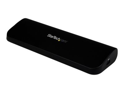 Startech.Com Dual Monitor Usb 3.0 Laptop Docking Station Mit Hdmi/Dvi/Vga, 3X Usb-A Hub, Gbe, Audio, Universal Type-A Dock Für Windows/Macos/Chromeos