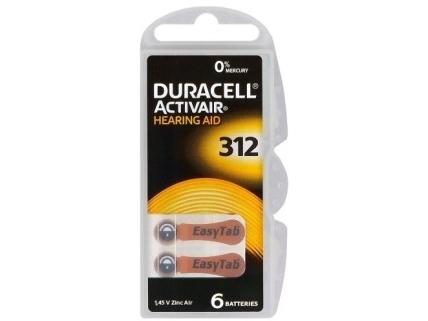Duracell Hörgerätebatterie Pr41 6 Stk.