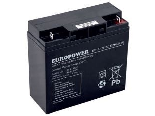 Europower Batterie 12V 17Ah Agm Europower Ep17-12