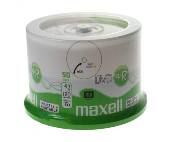 Maxell Dvd-R 4.7Gb 16X Spindle 50Pk, Dvd-R, Spindel, 50 Stück(E), 4,7 Gb