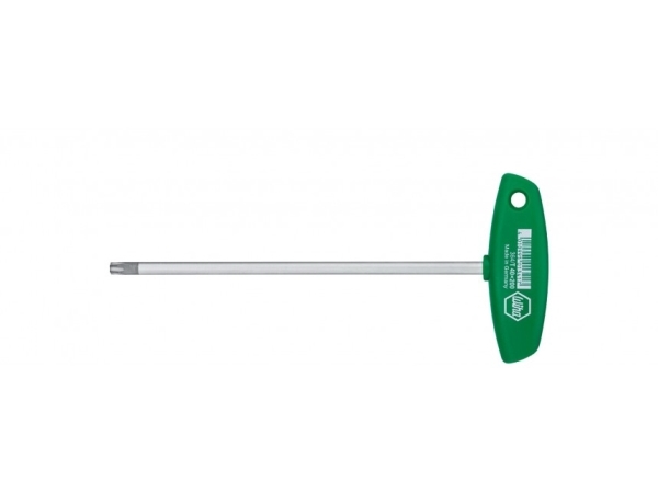 Wiha 364, L-Torx Nøgle, T50, Grøn, Metallic, Krom-Vanadium-Stål, 9 Mm, 38 Mm