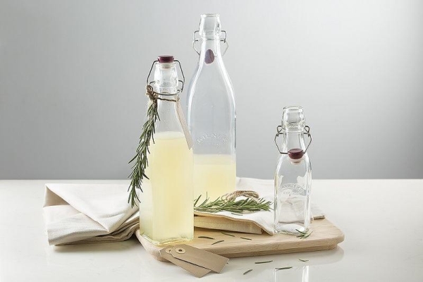 Kvadratinis Butelis Su Užsegimu 1 L / Kilner