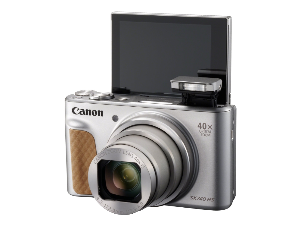 Canon Powershot Sx740 Hs Kompaktkamera 20,3 Mp Cmos 5184 X 3888 Pixels 1/2,3" Sølv