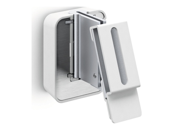 Bracket Vogels Speaker Mounted To The Wall Turn Tilt White
