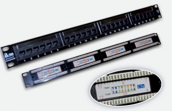 Alantec Pk003, Gigabit Ethernet, Cat5e, U/Utp (Utp), 22/26, Schwarz, Stahl