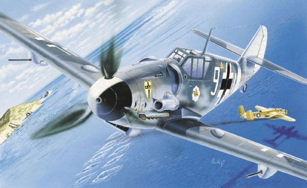 Italeri Messerschmitt BF - 109 G - 6, 1:72, Monteringssæt, Luftfartøj med faste vinger, Militærfly, Messerschmitt BF - 109 G - 6, Plastik