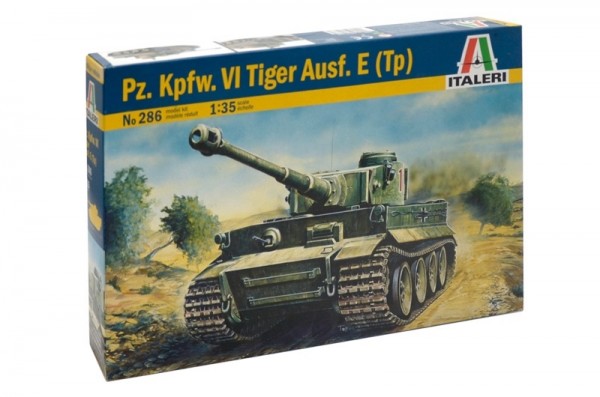 Italeri Tiger I Ausf. E/H1, Stridsvagnsmodell, Byggsats, 1:35, Tiger I Ausf. E/H1, Alla kön, Plast | Hobby - Modellbygge - Plast Byggmodeller - Militär | GameStuff
