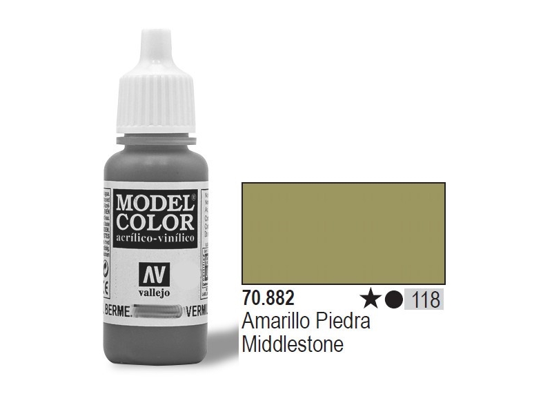 Vallejo Paint Nr118 Middlestone 17ml - 70882 - 70882