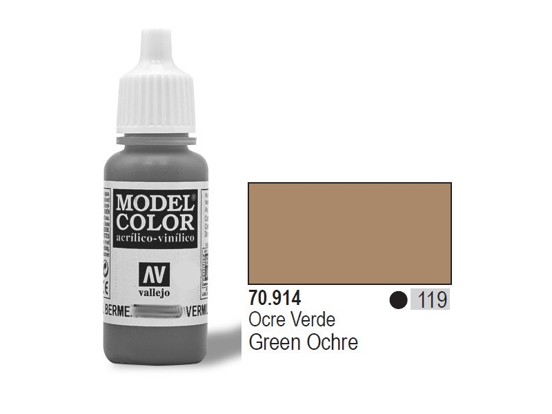Vallejo Paint Nr119 Vihreä okranväri 17ml - 70914