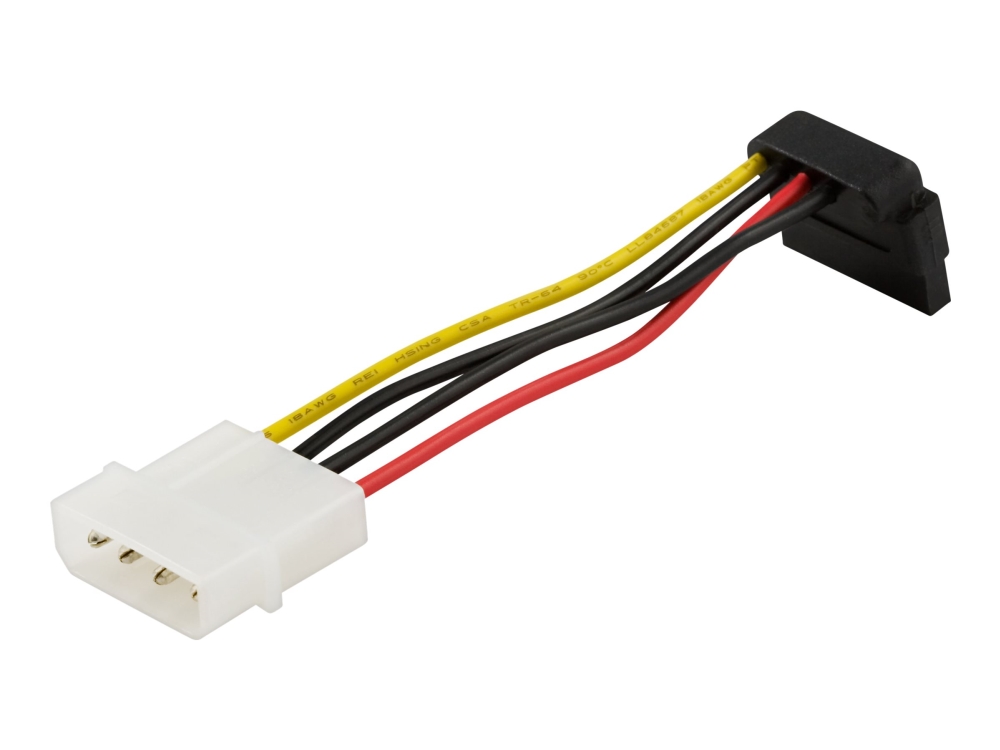 Deltaco Sata-S1, Stecker/Buchse, Molex (4-Pin), Sata 15-Pin, Sata I