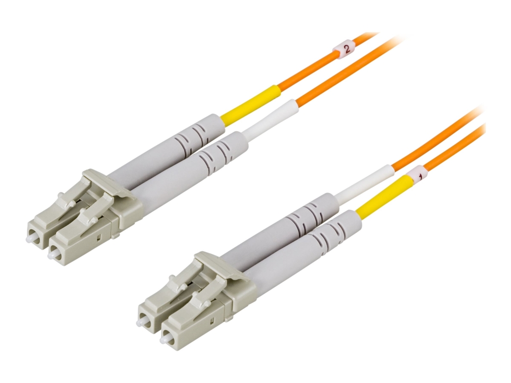 Deltaco - Netværkskabel - Lc Multimodus (Han) Til Lc Multimodus (Han) - 10 M. - Fiberoptik