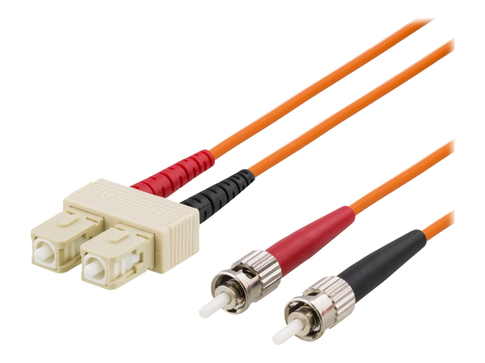 Deltaco – Netzwerkkabel – St Multimode (Stecker) Auf Sc Multimode (Stecker) – 1 M – Glasfaser – 62,5 / 125 Μm