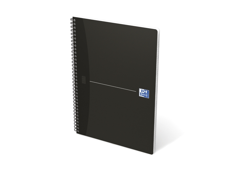 Notesbog Oxford Smart Black, A4, Linjeret