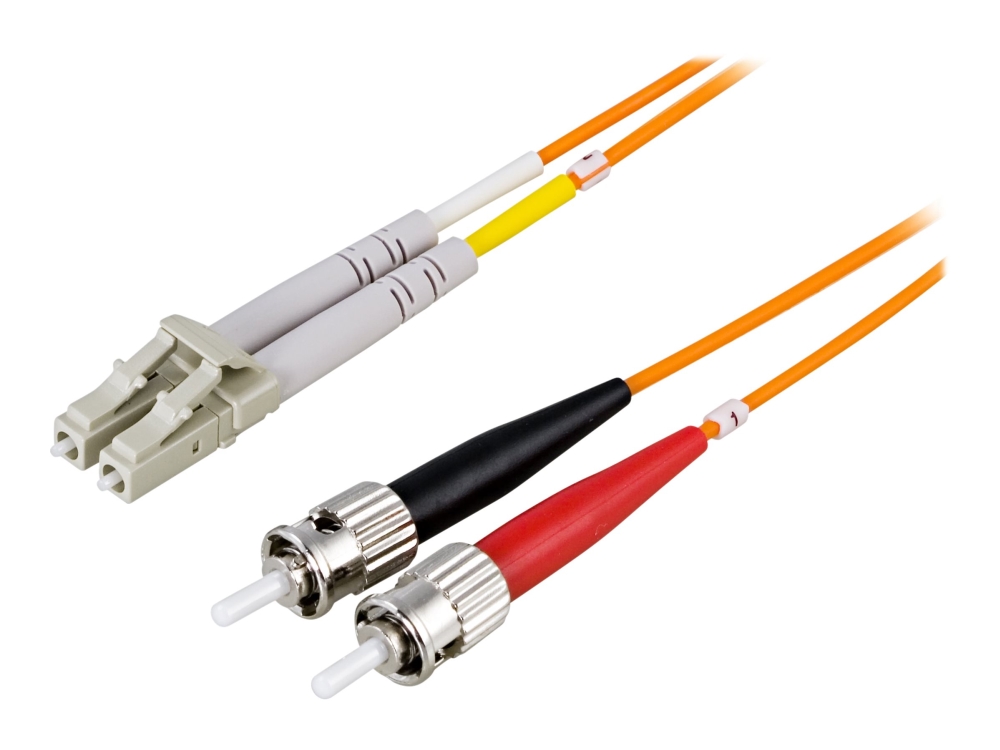 Deltaco – Netzwerkkabel – Lc Multimode (Stecker) Auf St Multimode (Stecker) – 10 M – Glasfaser