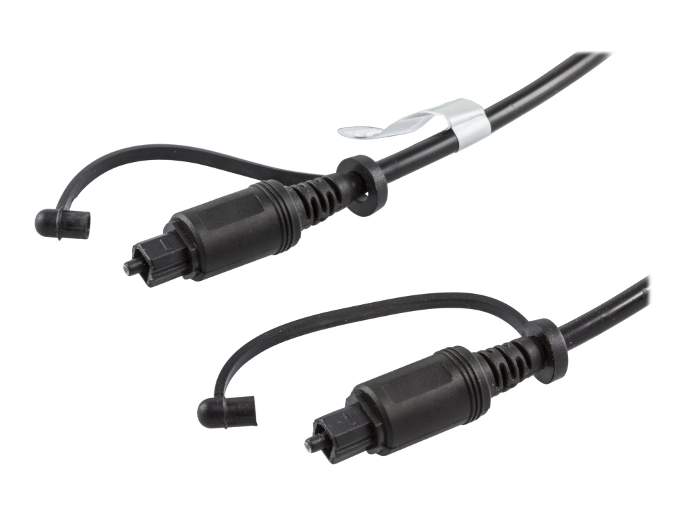 Deltaco Toto-10 - Digital Lydkabel (Optisk) - Toslink (Han) Til Toslink (Han) - 10 M - Fiberoptik - Sort