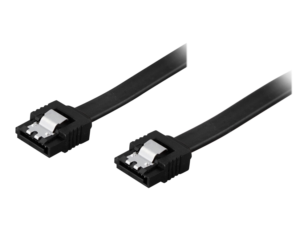 Deltaco Sata-1002 – Sata-Kabel – Sata (Buchse) Auf Sata (Buchse) – 70 Cm – Schwarz