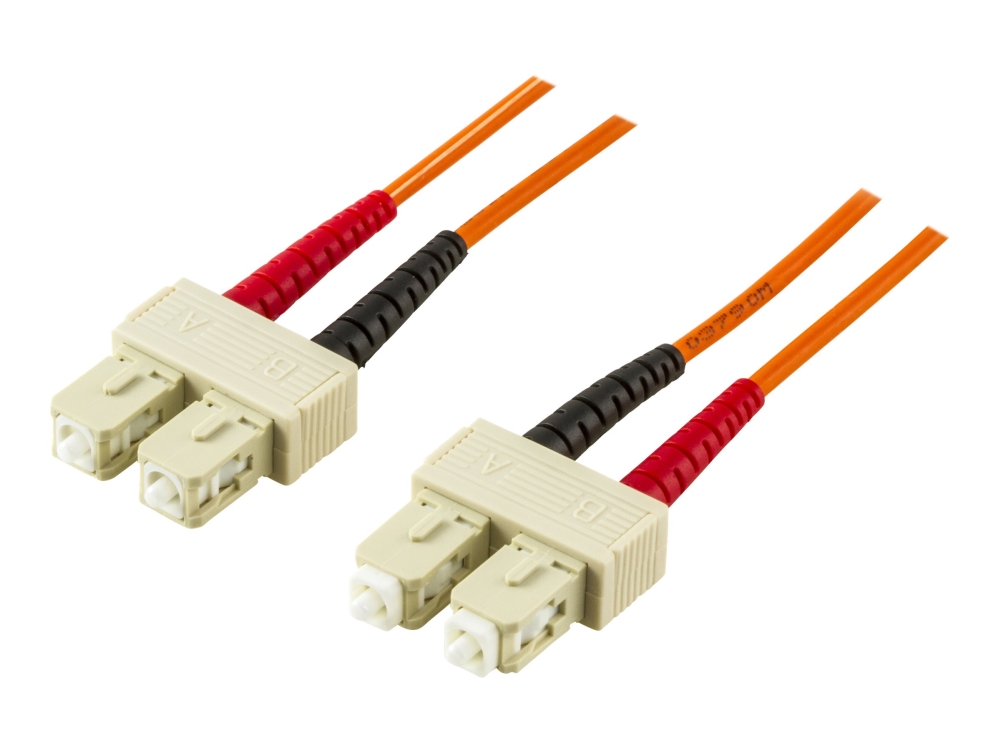 Deltaco – Netzwerkkabel – Sc Multimode (Stecker) Auf Sc Multimode (Stecker) – 2 M – Glasfaser