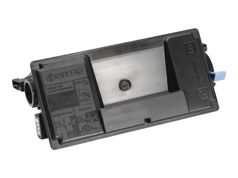 Kyocera Tk 3160 - Sort - Original - Tonerkit - For Ecosys M3145, M3645, P3045, P3050, P3055, P3060, P3145