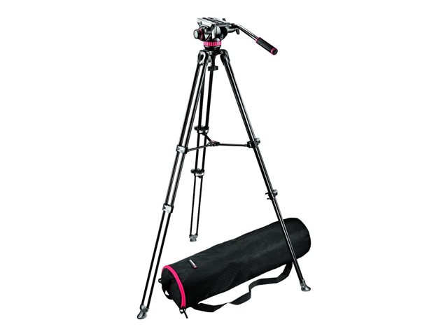 Manfrotto Mvk502am - Stativ Med Ben - Med Manfrotto Mvh502a Pro Video Head