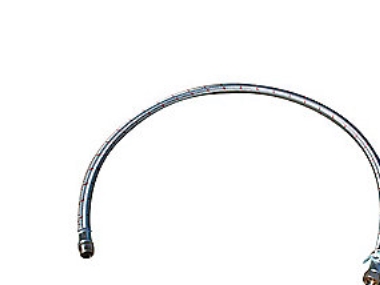 Galvaniseret Stålomflet EPDM kedelslange ¾ X ¾ 1000MM muffe OMLØB, /NIPPEL. 10 bar 70° kontinuerligt (Kortvarigt peak 90°C- 145L/h. | VVS Artiklar - Uppvärmning - Tillbehör | GameStuff