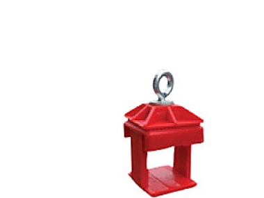 Skilteklemme 42X42mm, - nylon | Kläder & Säkerhet - Säkerhetsutrustning - Skyltar & säkerhetsmärkning | GameStuff