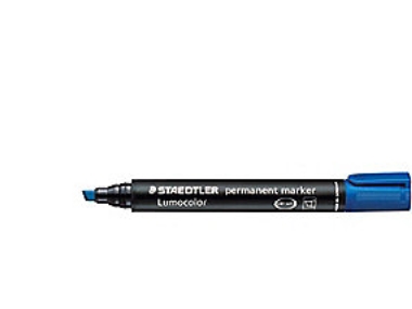 Marker Permanent, Geschnitten, Blau